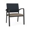 Lesro Newport Wide Guest Chair Metal Frame, Black, RS Night Sky Back, MD Farro Seat NP1201 - alternate 1